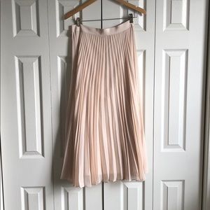 Alice + Olivia Essie Pleated Midi Skirt